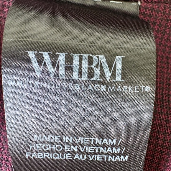 White House Black Market Size 6 Signature Blazer Button Closure Deep Purple $225 - Picture 3 of 15